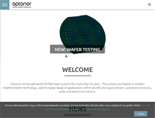 Tablet Screenshot of optonor.com